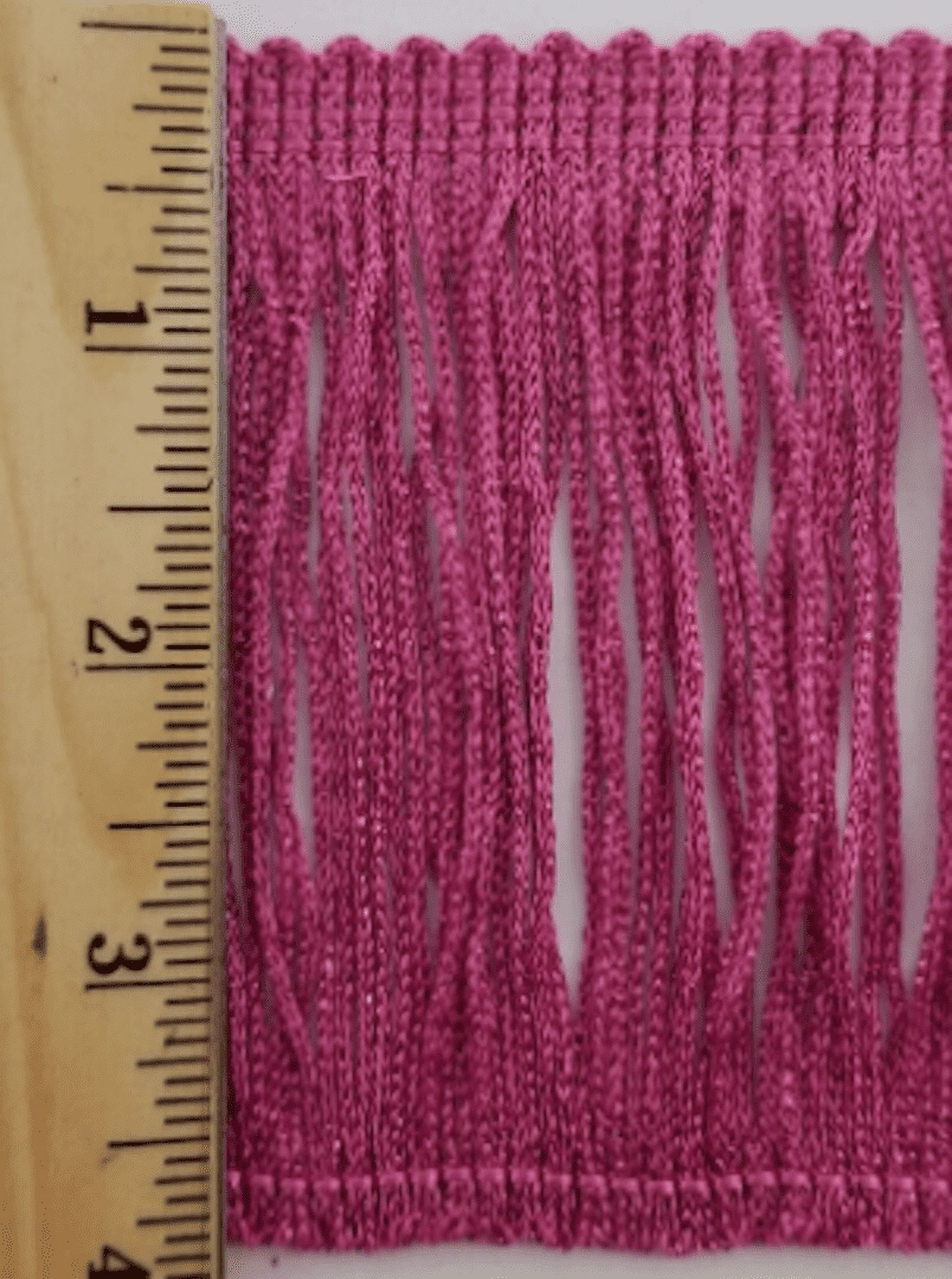4" Metallic Chainette Fringe - 5 Continuous Yards - Many Color Options!
