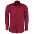 thumbnail image 1 of Kustom Kit Mens Poplin Tailored Long-Sleeved Formal Shirt, 1 of 2