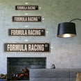 thumbnail image 2 of FORMULA RACING Vintage Aluminum Street Sign race racer competition track one rustic metal tin | Indoor/Outdoor |  30" Wide, 2 of 4