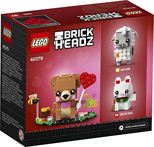 Lego brickheadz VALENTINE'S BEAR 40379 Building Kit Neuf 2021 150 pièces 