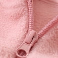 thumbnail image 5 of BOBOGOJP Kids Hooded Fleece Jacket Boys Girls Full Zip Hoodie Toddler Coat 3-12Years Pink,Size 3-4 Years, 5 of 9