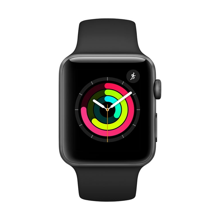 Apple Watch Gen 3 Series 3 42mm Space Gray Aluminum - Black Sport