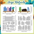 thumbnail image 2 of Bookshelf Cutting Dies Book Cat Card Making Die Stencil Carbon Steel Die Cuts Scrapbooking Embossing Template for Greeting Cards Craft Album Letter Birthday Party Invitation Envelope Decor Gray, 2 of 9