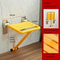 thumbnail image 5 of XZKING Folding Shower Seat Wall Mounted Shower Bench for Bathroom, Fold Down Shower Chair, Load 550 Lbs Shower Bench for Handicap Elderly Injury Senior, 5 of 11