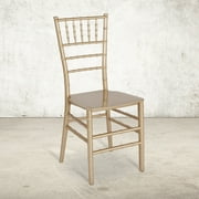 Flash Furniture Hercules Series Adult Size Resin Stacking Chiavari Chair, Gold