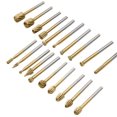 thumbnail image 4 of 20pcs Rotary Rasp Bit Woodworking Grinding Drill Bit 3mm Shank High-speed Steel Wood Rasp Bit, 4 of 6
