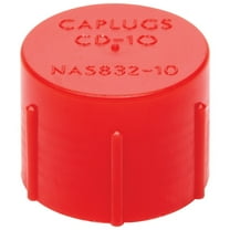 Allstar ALL50805 Red Plastic Fitting Cap for -10AN and 7/8-14 Thread, (Pack of 10)