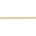 thumbnail image 2 of Auriga 14K Yellow Gold 2.5mm Curb Chain Necklace 16inch for Women, 2 of 6