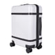 thumbnail image 1 of Maleta Mediana de Viaje Candado TSA 24 Pulgadas ROLLWAY Blanca c/ Negro, 1 of 4