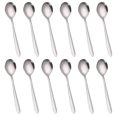 thumbnail image 1 of Juego de cucharas de cena de 12 piezas, juego de cucharas de acero inoxidable, para el hogar, cocina, restaurante, apto para lavavajillas, pulido espejo, 1 of 5