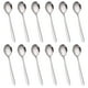 thumbnail image 1 of Juego de cucharas de cena de 12 piezas, juego de cucharas de acero inoxidable, para el hogar, cocina, restaurante, apto para lavavajillas, pulido espejo, 1 of 5