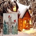 thumbnail image 2 of Newhomestyle Christmas Garden Flag, Jesus Cardinals Slogan Holiday Winter Farmhouse Yard Outdoor Decoration 12x18 Inch, 2 of 7