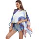 thumbnail image 4 of Bufanda y chal de gasa con estampado, para mujer, de verano, con protección solar, de comercio exterior, de seda, con botones y ojales., 4 of 7