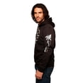 thumbnail image 3 of Grypho Sudadera con capucha para hombre estampado evolucion hoodie negro, 3 of 5