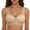 Beige, variant on Women's Front Closure Bra Full-Freedom Lace Wide Straps Full Coverage Wireless Bra Padded T-Shirts Everyday Brassieres Wine 2XL