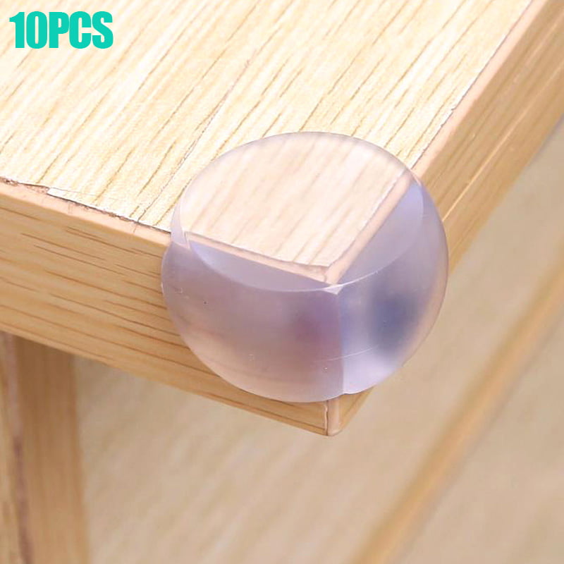 10Pcs Baby Kids Safety Desk Table Edge Corner Adhesive Guard Protector Cushion 