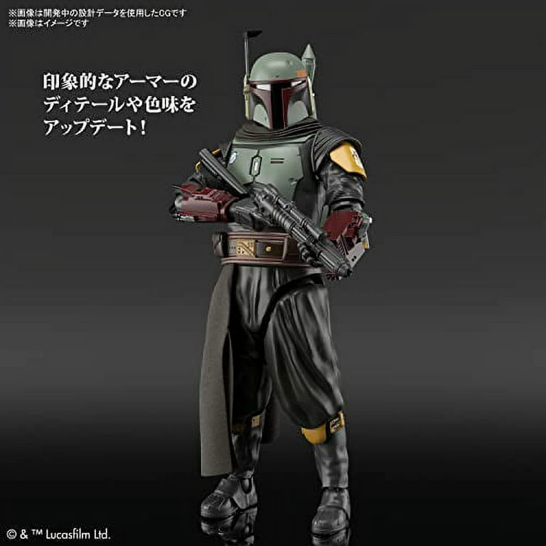 Bandai Hobby Star Wars Boba Fett 1/12 Scale Action Figure Model Kit  Mandalorian