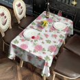 thumbnail image 2 of Pioneer Flower Floral Print Pattern Rectangle Tablecloth 60"x120", Waterproof Polyester Table Cloth, Wipeable Spillproof for Dining Camping Indoor Outdoor, 2 of 6