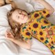 thumbnail image 5 of Balery Bohemian Sunflower Conjunto de Pijama Infantil de Manga Corta con Estampado – Ropa de Dormir de Algodón Suave-Large, 5 of 6