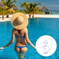thumbnail image 2 of Soidarity Tubo de esnórquel de silicona Profesional Ergonómico Plegable Mini Adultos Deportes acuáticos Tubos de con caja de Deportes acuáticos Blanco, 2 of 6