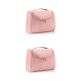 thumbnail image 2 of fastboy Large Capacity Cosmetic Storage Bag - Store All Makeup In One Place Choose Multiple Colors across pattern pink 2Set, 2 of 6