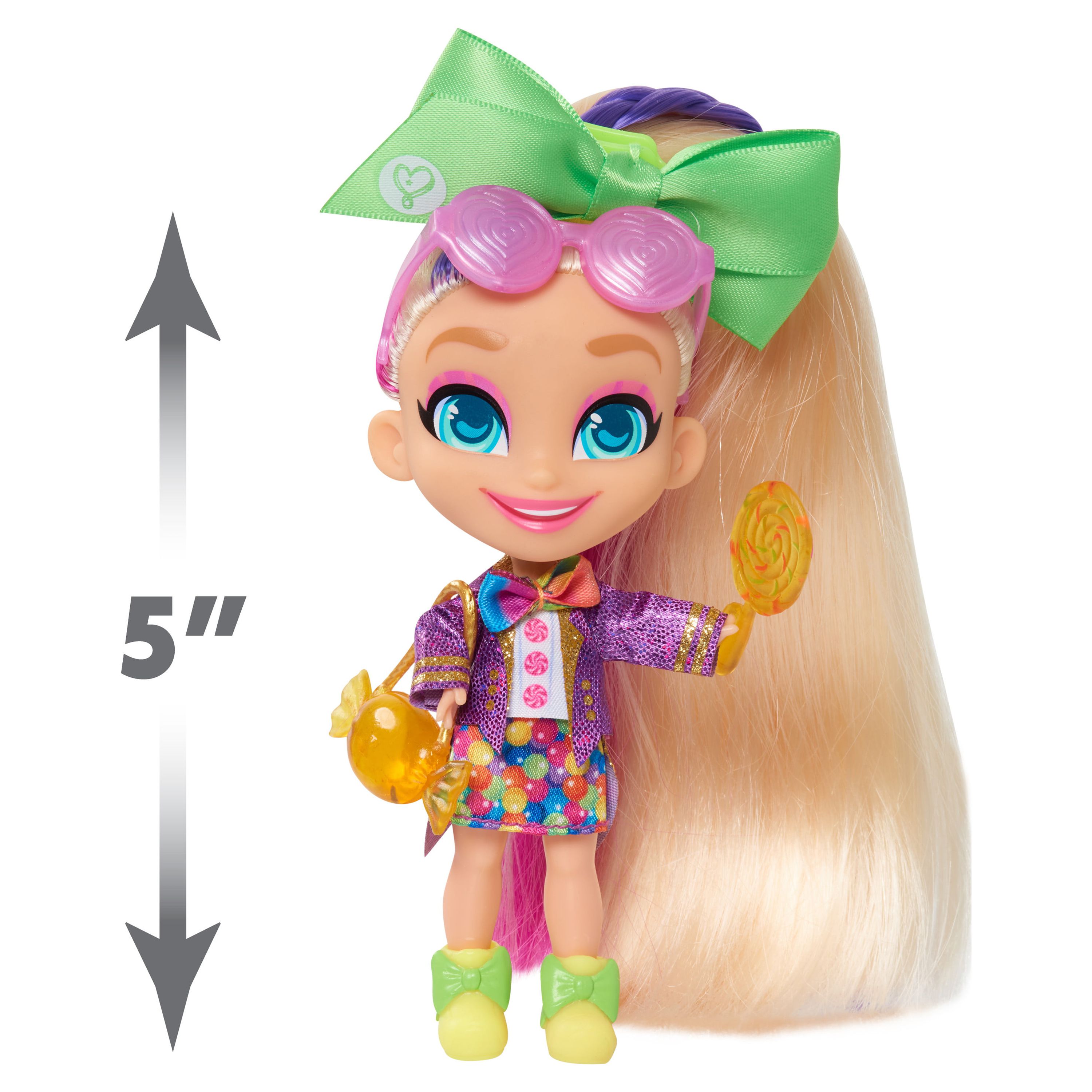 JoJo Siwa Hairdorables Loves JoJo Limited Edition Collectible Doll, Series 4, Candy Time, Includes 10 Surprises,  Kids Toys for Ages 3 Up, Gifts and Presents - image 3 of 6