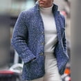 thumbnail image 2 of Men's Button Front Knit Jacket Long Sleeve Casual Outerwear Sweater Cardigan, 2 of 6