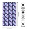 thumbnail image 2 of Balery blue starry sky Skull flower Toalla de Microfibra Premium con Estampado – 27.5x16 pulgadas, Alta Absorción, Suave y Aterciopelada, Secado Rápido, 2 of 6