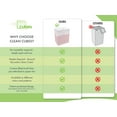 thumbnail image 7 of Clean Cubes 13-Gallon Pop-Up Trash Bins, 3-Pack, Pink – Disposable, Collapsible, with Fitted Trash Bags, 7 of 7