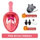thumbnail image 1 of Máscara de buceo de cara completa antiniebla subacuática, máscaras respiratorias para esnórquel, equipo de natación seguro e impermeable para niños adultos, 1 of 5