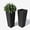 Black, variant on Garvee 24" & 32" Tall Planter, Large Plant Pots with Removable Liners, Flower Tree Planters for Indoor & Outdoor Patio Porch Backyard, White