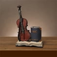 thumbnail image 3 of Fiudx Stylo Rétro Instrument de Musique Figurine Artisanat en Résine Sculpture Violon Vintage Statue de Saxophone Jazz Cadeau, 3 of 3