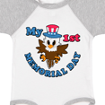 thumbnail image 4 of Inktastic My 1st Memorial Day with Baby Eagle Wearing Patriotic Hat Boys or Girls Baby Bodysuit, 4 of 5