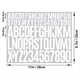 thumbnail image 3 of 9 Hojas de Pegatinas de Letras, Pegatinas de Vinilo Autoadhesivas Estéticas, Pegatinas Impermeables para de Agua, A, 3 of 5
