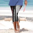 thumbnail image 2 of Womens Relaxed Fit Pants by Generic Summer Casual Drawstring Solid Cropped Cargo Pants, Black, Size XL, 2 of 5