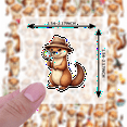 thumbnail image 3 of cartoon Otters Theme Stickers, Waterproof Otters Theme Sticker for Water Bottle Laptop Phone Cases Planner Skateboard Luggage Helmet Party Favor Decor, Ideal for Adults Teens Teacher Rewards, 3 of 9