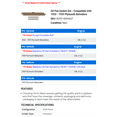 thumbnail image 2 of Oil Pan Gasket Set - Compatible with 1953 - 1959 Plymouth Belvedere 1954 1955 1956 1957 1958, 2 of 2