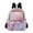 Pink Gold Purple Marble, variant on Mini Backpack Purse for Women Quilted Casual Daypack Small Travel Shoulder Bag, Lilac Marble