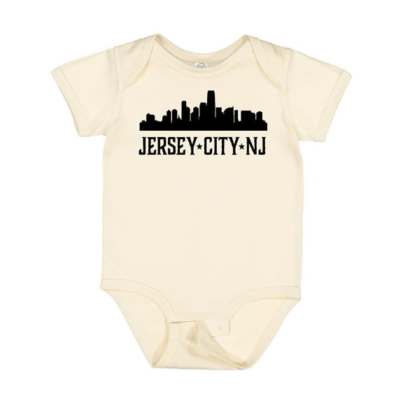 Inktastic Jersey City New Jersey City Skyline Boys or Girls Baby Bodysuit