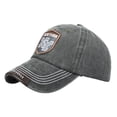 thumbnail image 1 of MIASHUI Men Women Washed Denim Cap Unisex Adjustable Baseball Hat,Green, 1 of 4