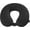 Black, variant on Brookstone Microbead Travel Neck Pillow - Lightweight U-Shaped Travel Pillow for Neck Support