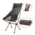thumbnail image 4 of Portable Camping Chair Folding Outdoor Lawn Chair Small Backrest Fishing Chair for Outdoor Sit, BBQ, Fishing, Picnic, 4 of 7