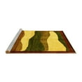 thumbnail image 2 of Ahgly Company Machine Washable Indoor Rectangle Oriental Yellow Modern Area Rugs, 8' x 10', 2 of 4