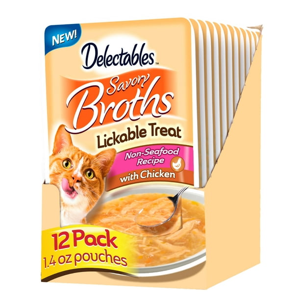 Hartz Delectables Savory Broths Non Seafood Chicken Flavor Wet Treat