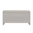 Ameriwood Home Collingwood Entryway Storage Bench with Cushion, Ivory
