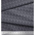 thumbnail image 2 of Soimoi Gray Polyester Crepe Fabric Wild Animal Skin Small Decor Fabric Printed BTY 42 Inch Wide, 2 of 3