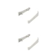 thumbnail image 4 of Methold 2 piezas Controlador óptico digital Soportes de consola de juegos Soportes horizontales Accesorios de juego Reemplazo para 5 Blanco Blanco 2piezas, 4 of 6