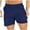 Navy Blue, variant on ohmzyzo Mens 2-in-1 Running Shorts Summer Quick Dry Gym Workout Athletic Training Shorts with Compression Liner