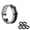 Silver, variant on Yihuala Fishing Line Knot Puller Assist Tool Compacts Line Management Rings Aluminum Alloy Fishing Lines Pulling Rings