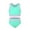 Green, variant on Tiny Cutey Girl Tankini Swimsuit Kid Summer Sleeveless Vest Top Bikini Bathing Suits Set 2pcs for 4-5T